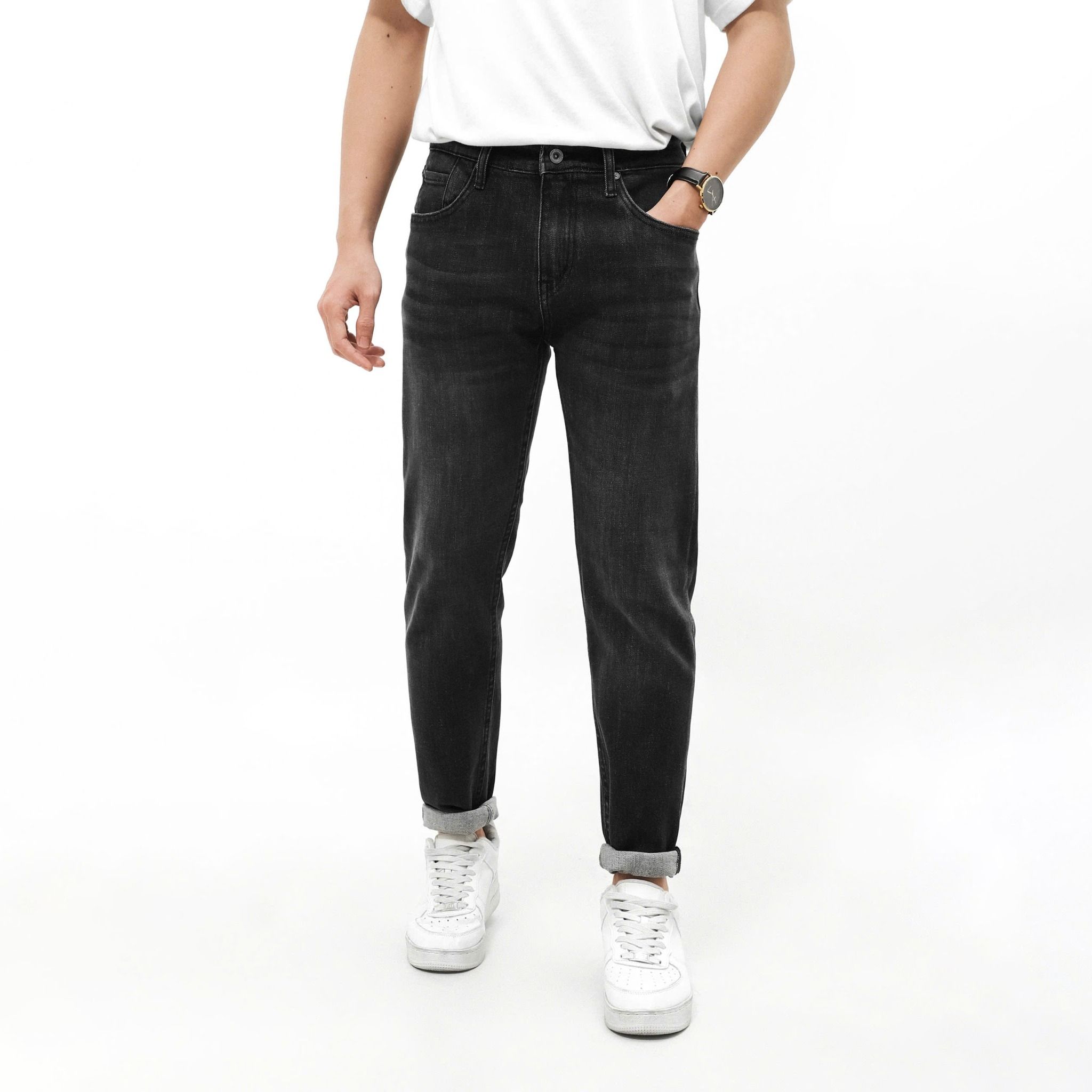 Quần Jeans Slimfit Dark Grey Wash 1827