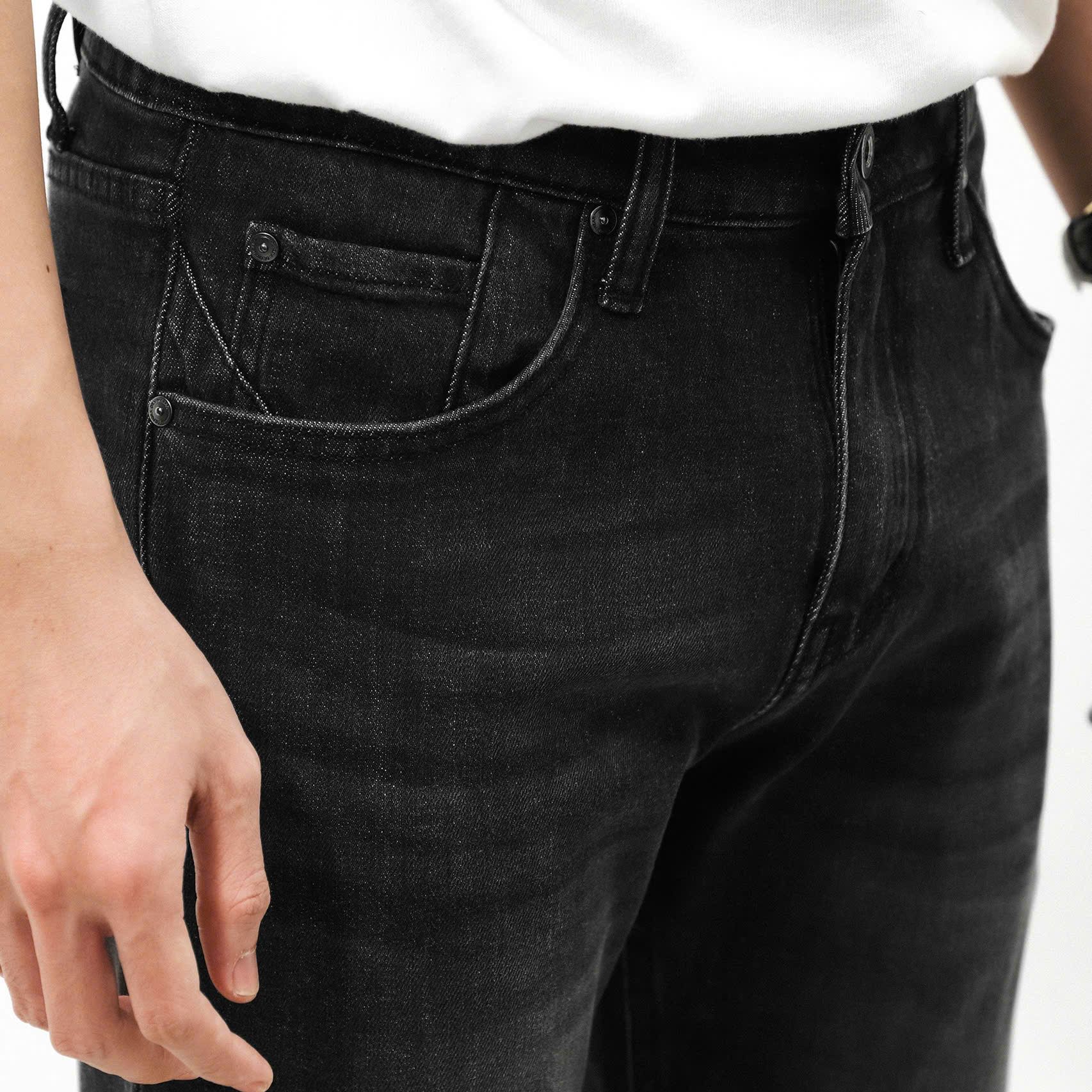 Quần Jeans Slimfit Dark Grey Wash 1827