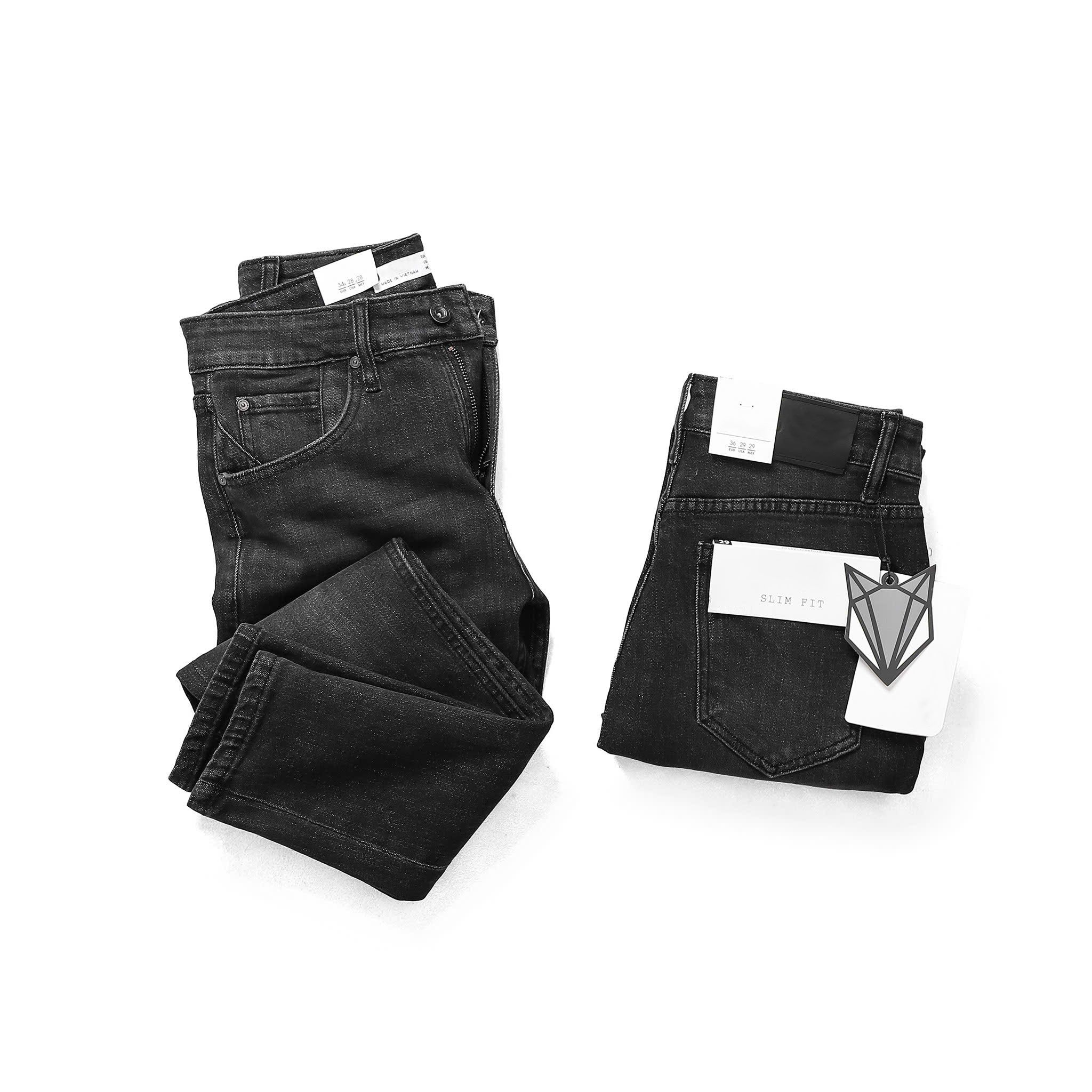 Quần Jeans Slimfit Dark Grey Wash 1827