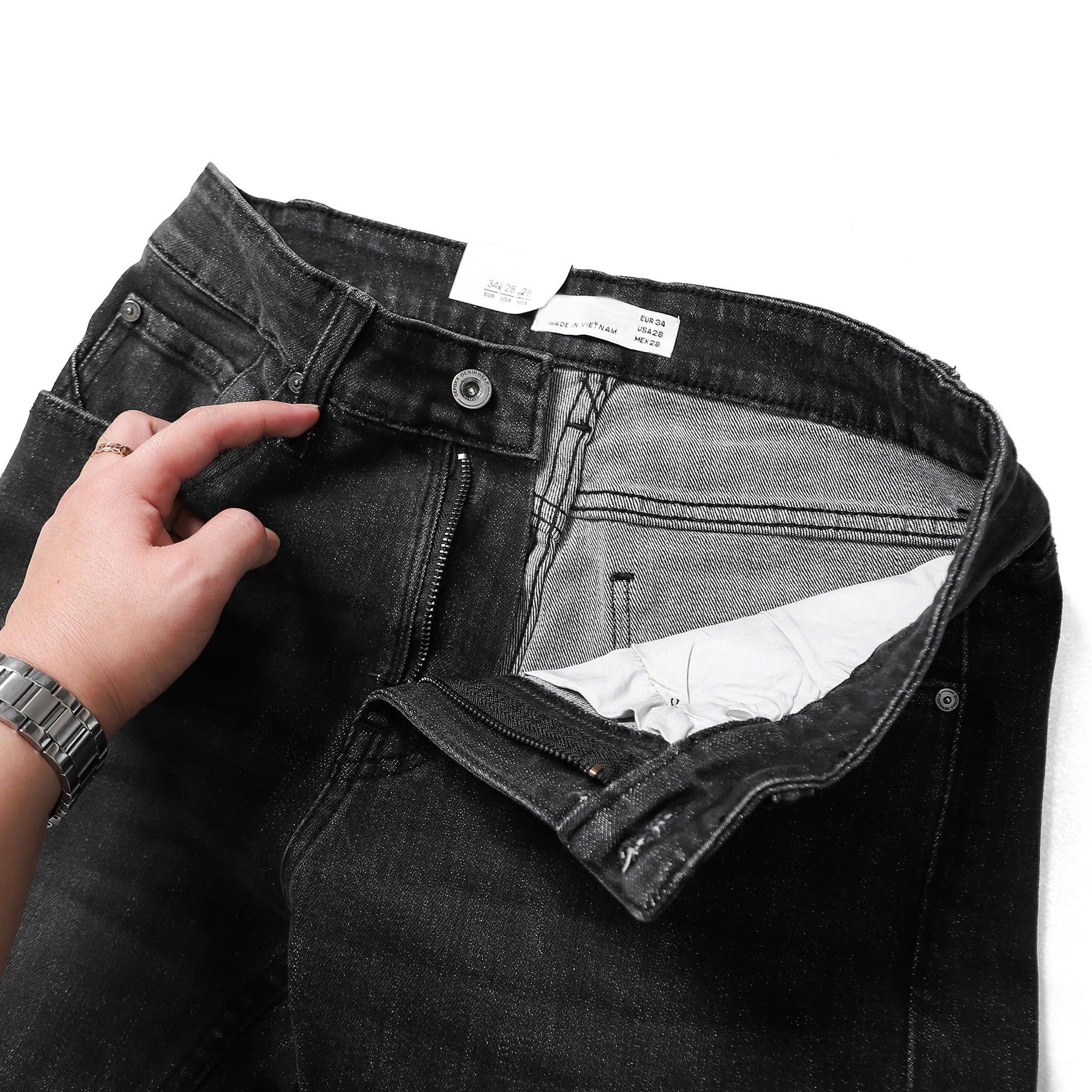 Quần Jeans Slimfit Dark Grey Wash 1827