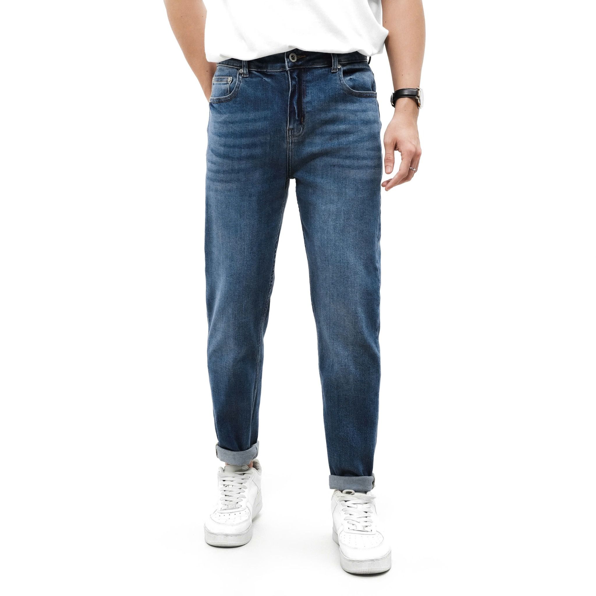 Quần Jeans Dark Blue Wash Slimfit 1826