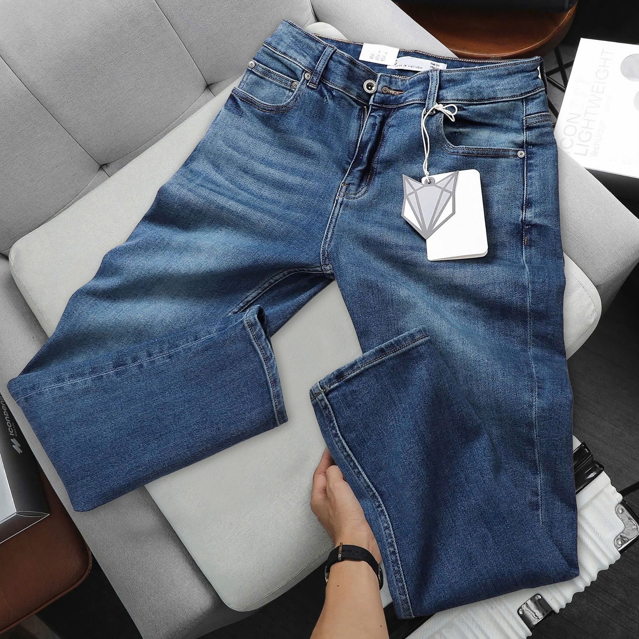Quần Jeans Dark Blue Wash Slimfit 1826