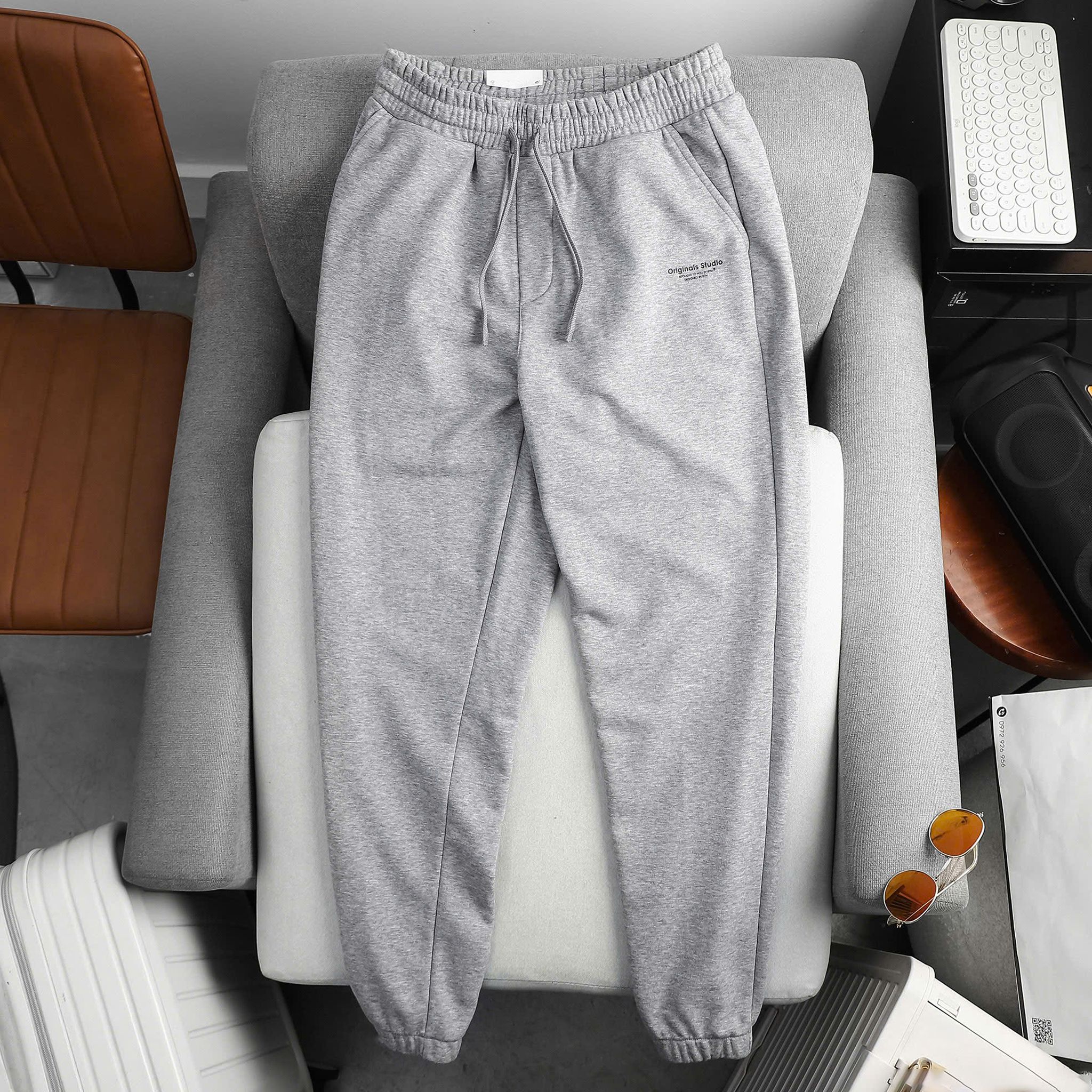 Bộ Nỉ Cổ Polo Khóa Kéo Felt Tracksuit 1843