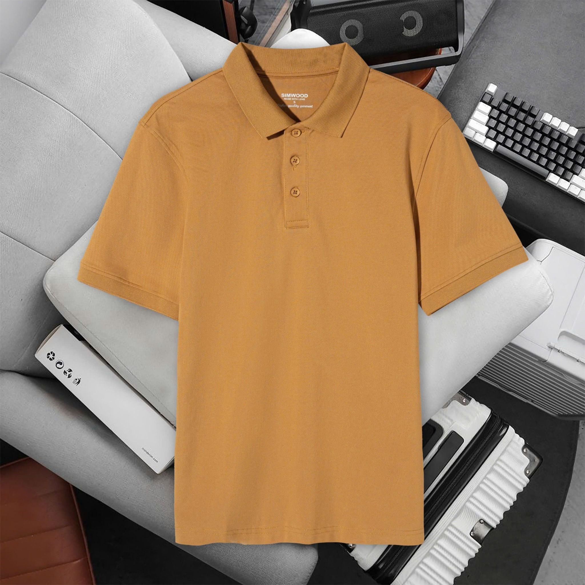 Áo Polo Cotton USA Basic Simwood 1649