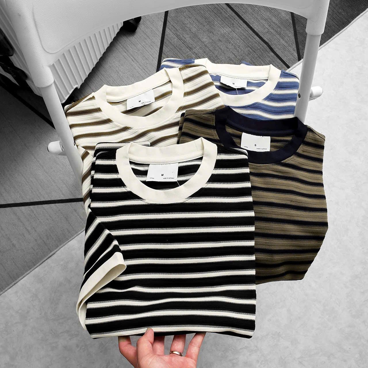 Áo Thun Horizontal Stripped T-shirts 1850