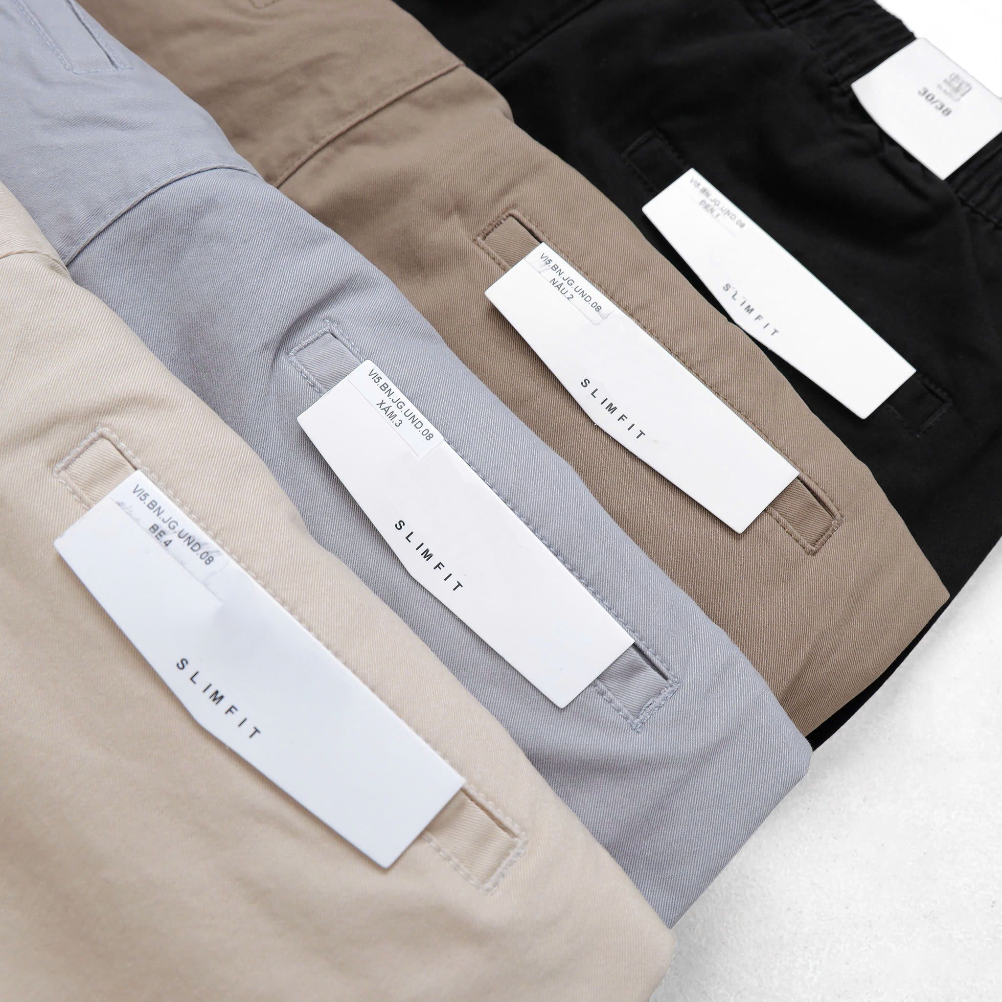 Quần Jogger Kaki Co Giãn 1855