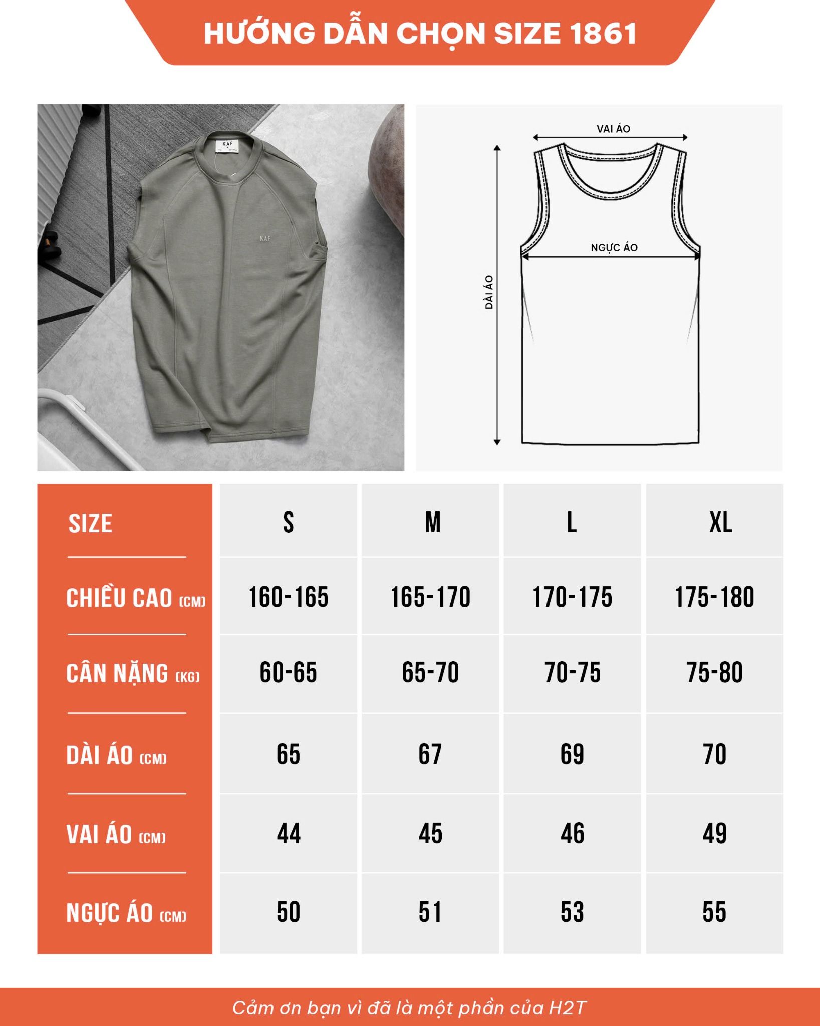 Áo SportFit Tanktop 1861