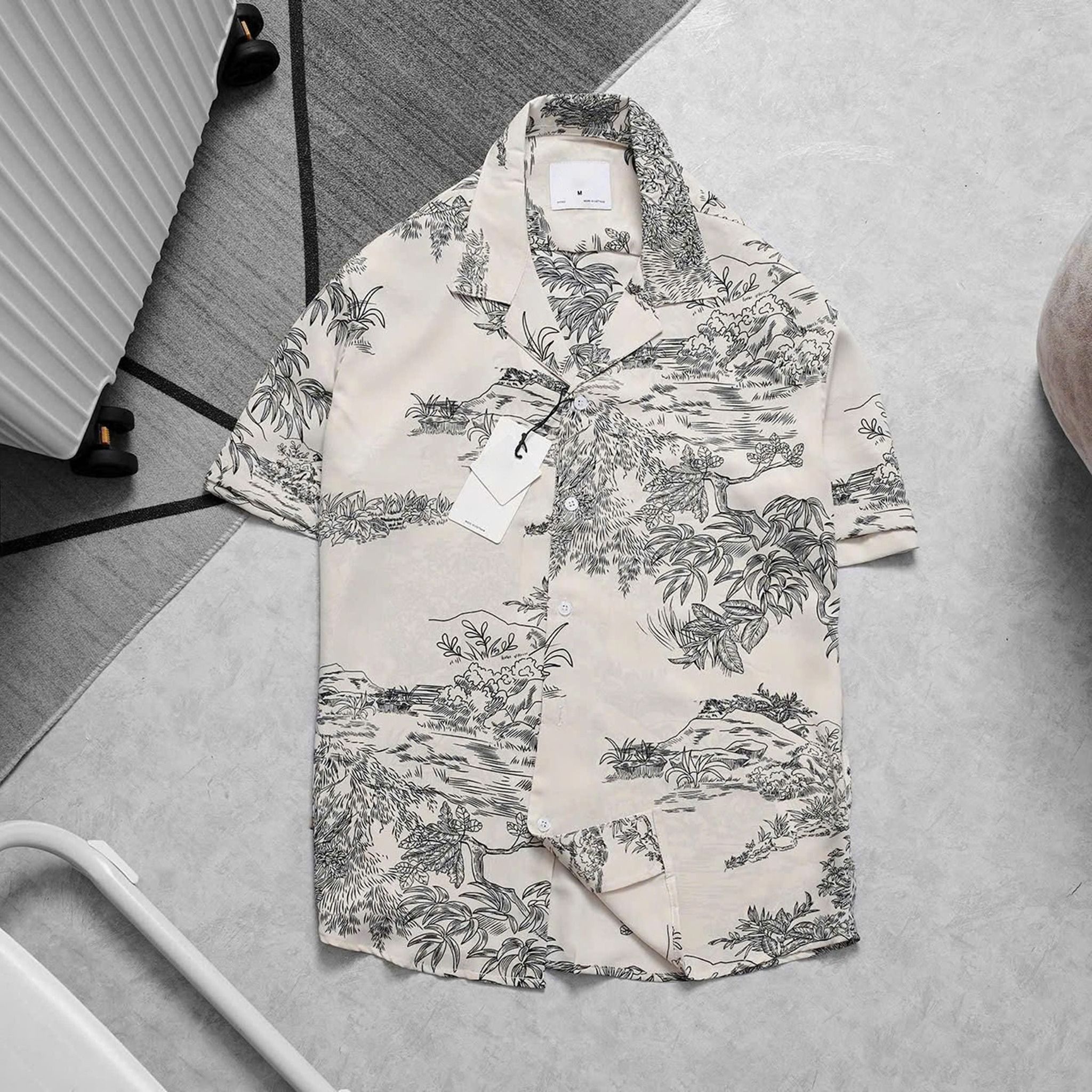Sơ Mi Hoạ Tiết Luxury Vibes 1870