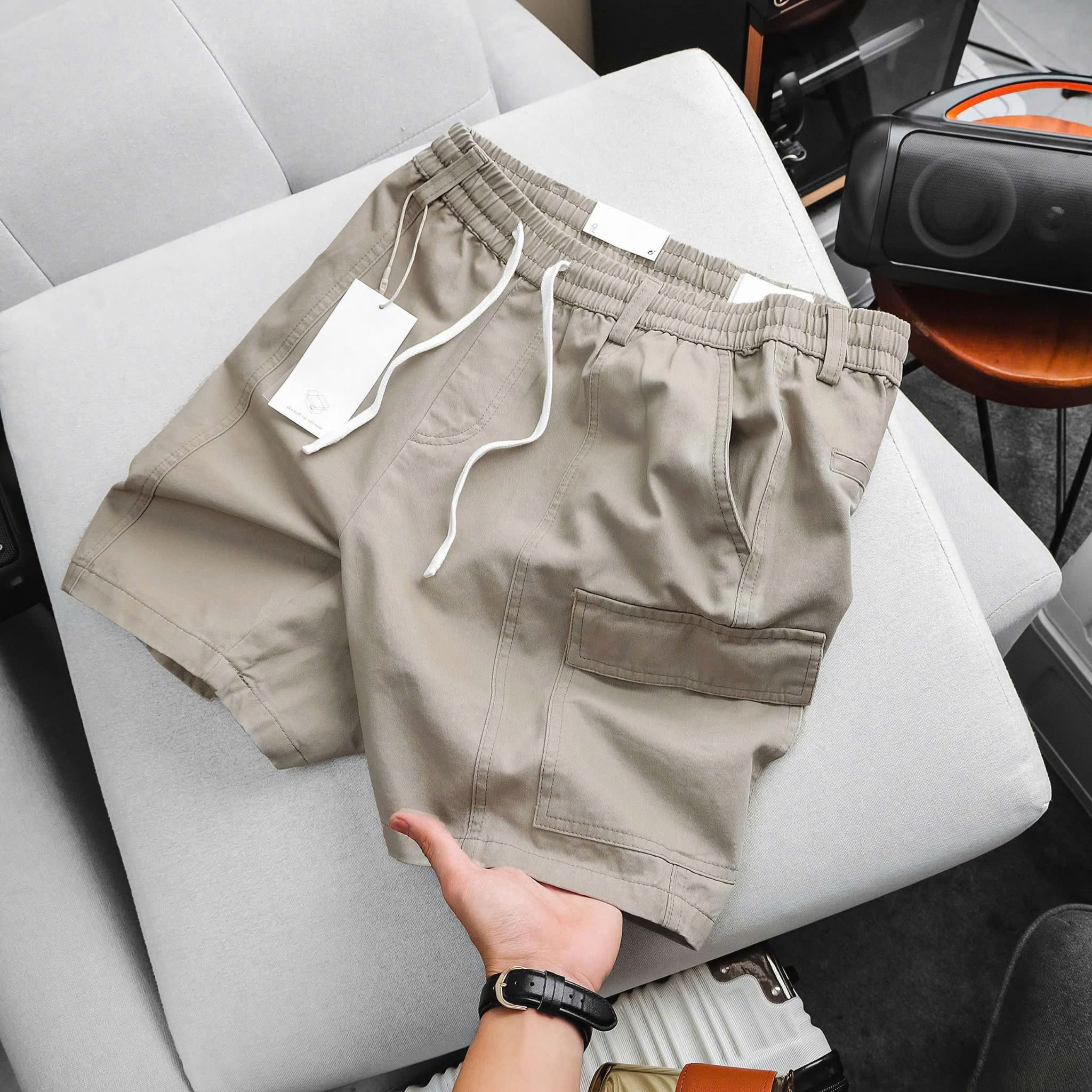 Quần short kaki túi hộp 1869