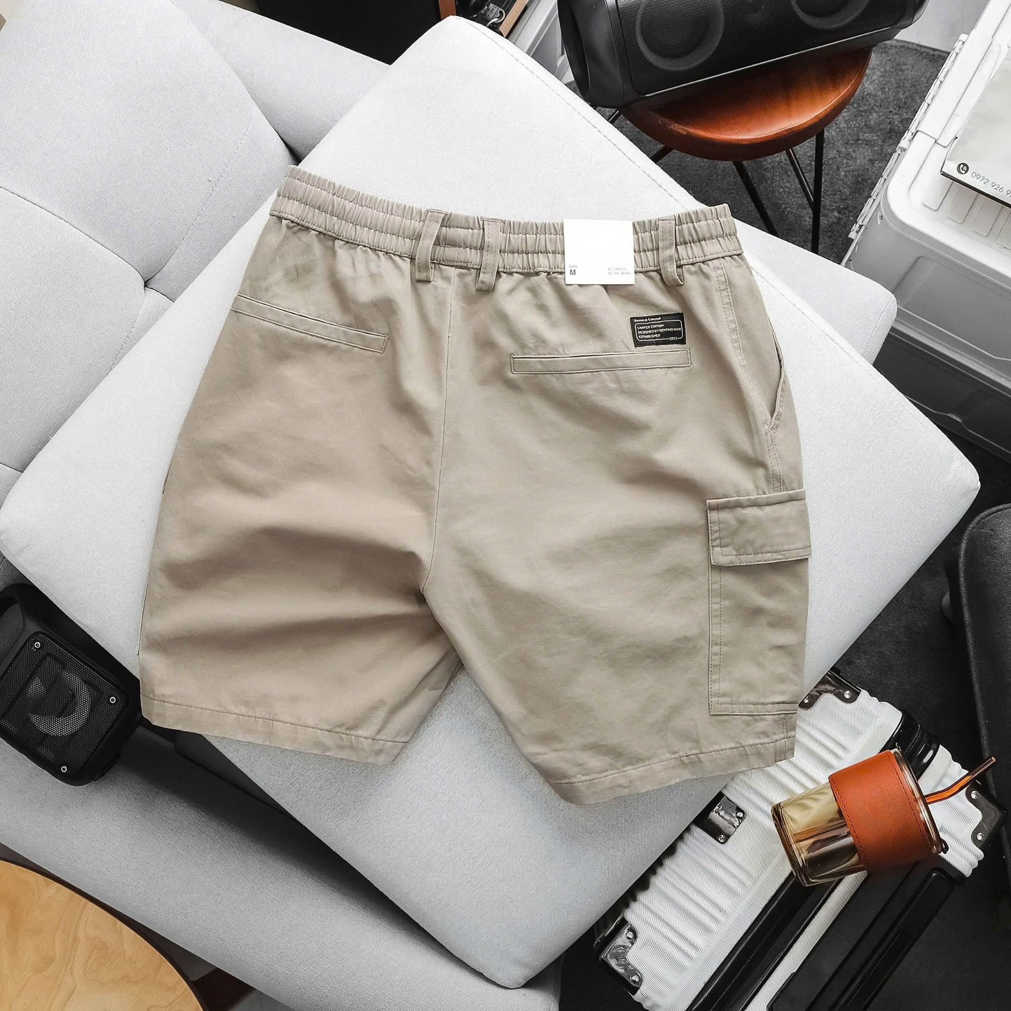Quần short kaki túi hộp 1869