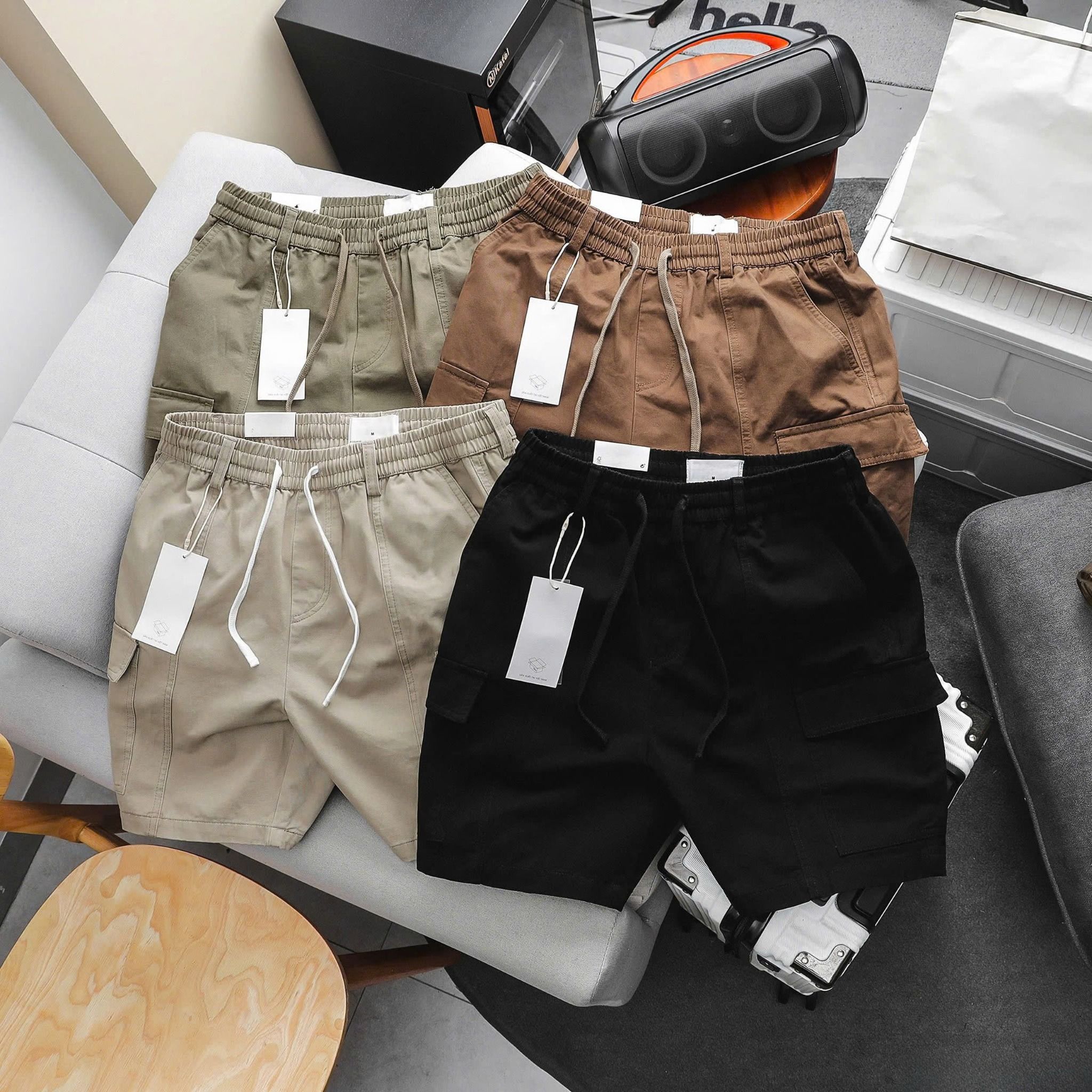Quần short kaki túi hộp 1869