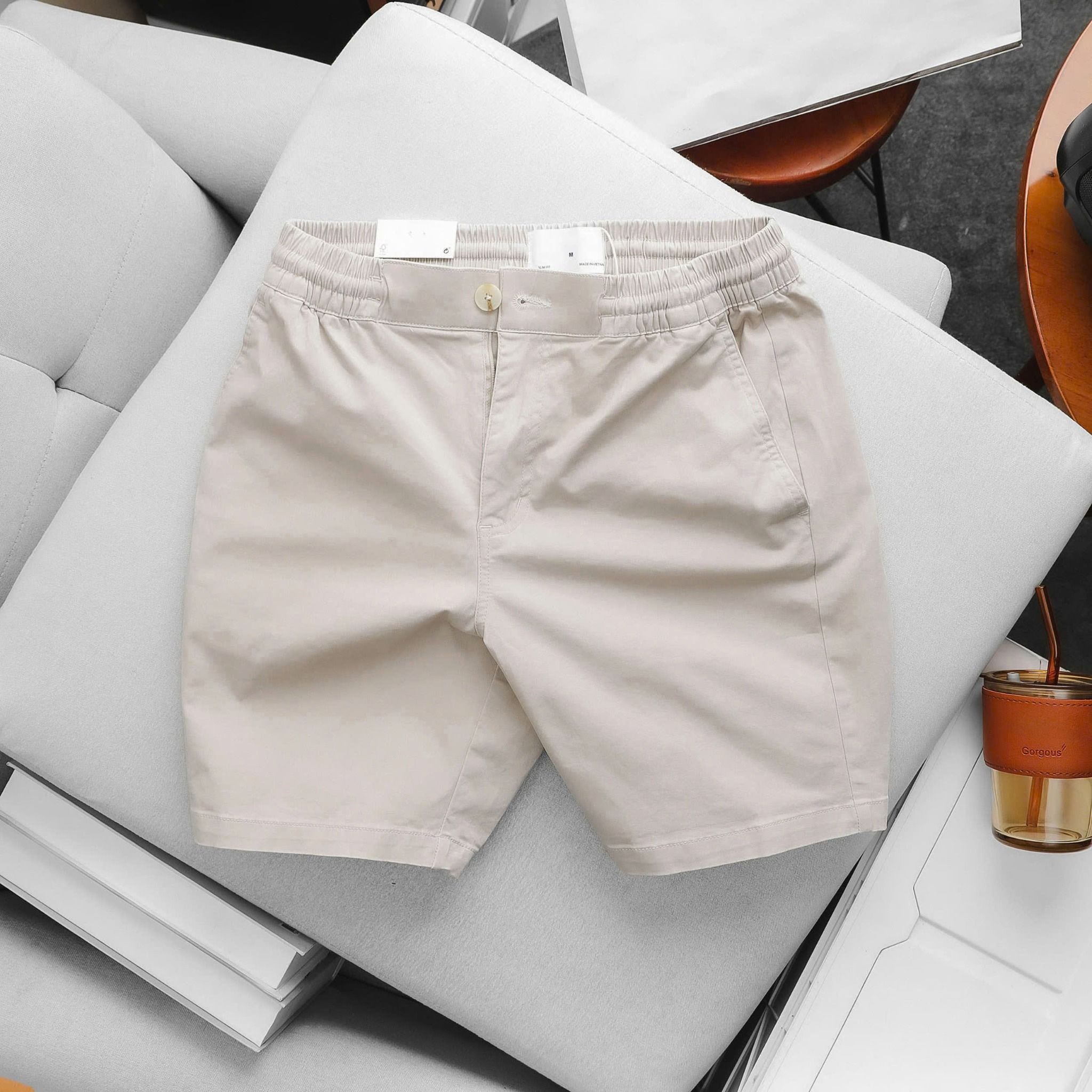 Quần Shorts Kaki Cotton 1876