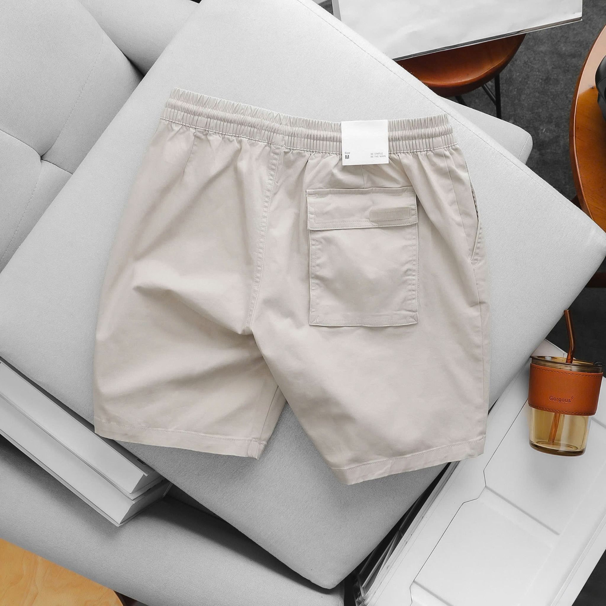 Quần Shorts Kaki Cotton 1876