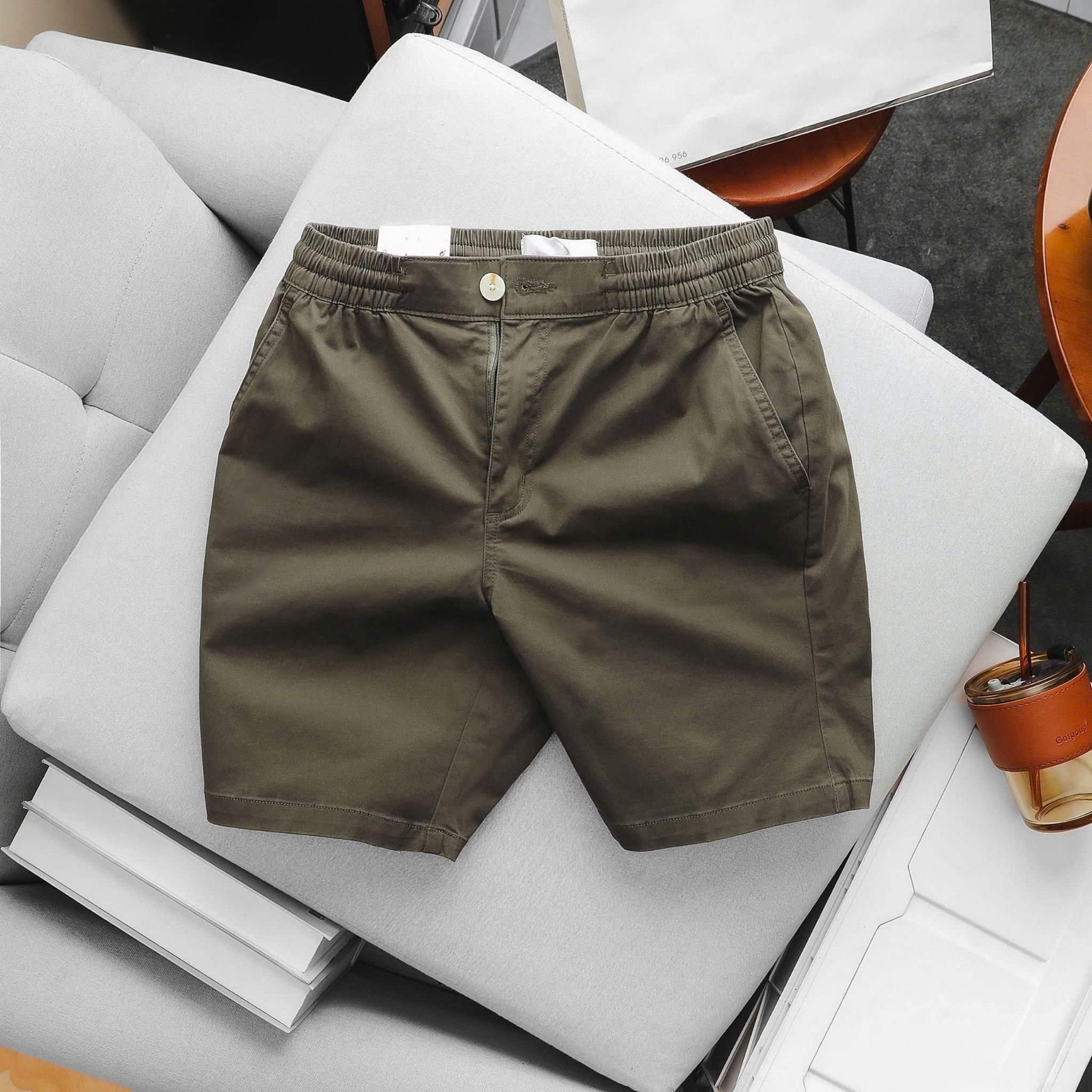 Quần Shorts Kaki Cotton 1876