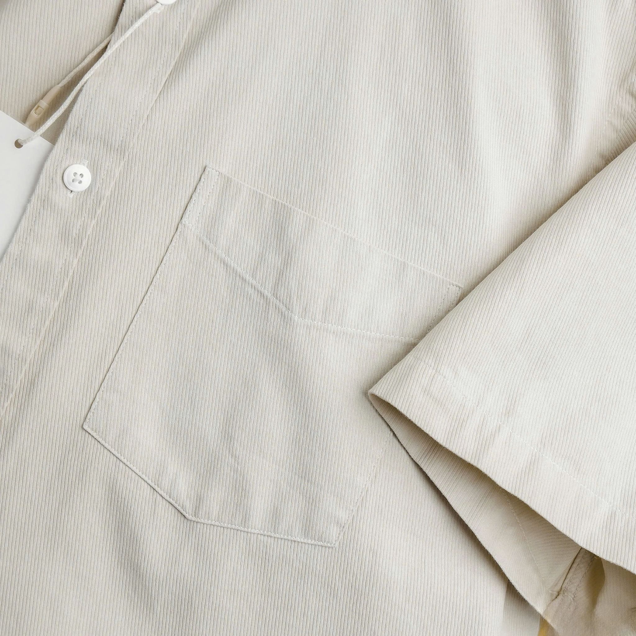 Áo Sơ Mi Cotton sọc gân 1887