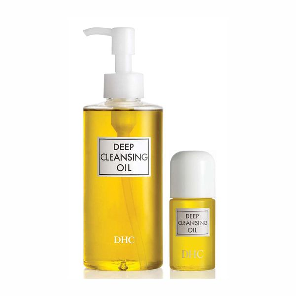  Dầu Tẩy Trang Làm Sạch Sâu Nhật Bản DHC Deep cleasing oil [Set gồm 01 chai 300ml & 01 chai size mini du lịch) 