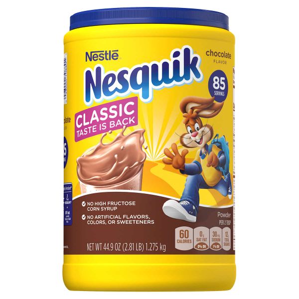  Bột Cacao Nestle Nesquik Chocolate Drink Mix [Hộp 1.275kg] 