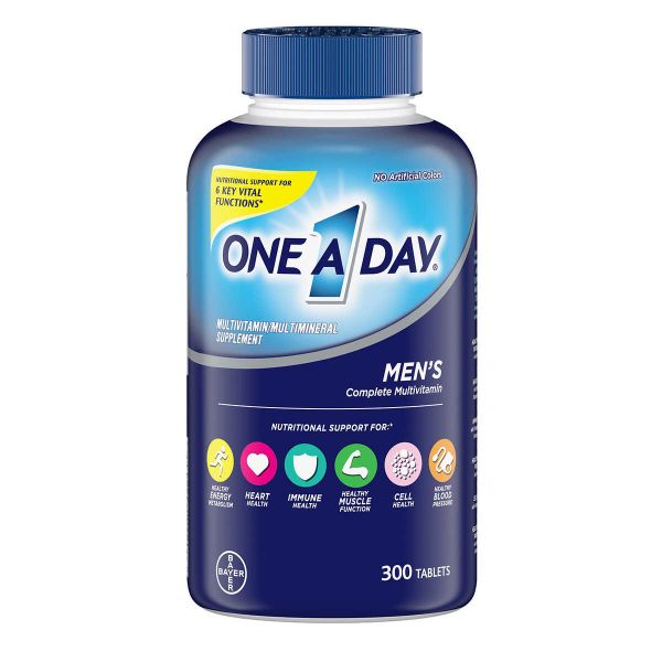  Vitamin Tổng Hợp Cho Nam One A Day Men's Multivitamin, 300 Tablets [Hộp 300 viên] 