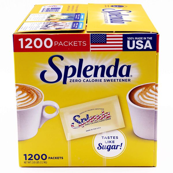  Đường Dành Cho Người Ăn Kiêng & Bị Tiểu Đường Splenda No Calorie Sweetener 1,200 Ct [Hộp 1.200 gói] 