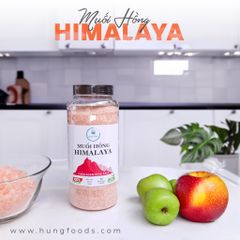 1kg Muối Hồng Himalaya - Hung Foods - 81 khoáng chất thiên nhiên
