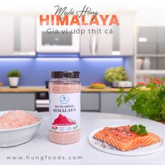 500g Muối Hồng Himalaya - Hung Foods - 81 khoáng chất thiên nhiên