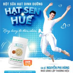 Bột Sữa Hạt Sen Huế Hạnh Nhân - Hung Foods