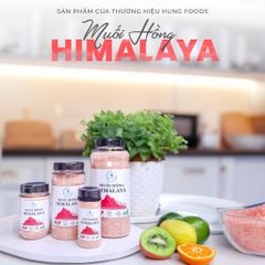 210g Muối Hồng Himalaya - Hung Foods - 81 khoáng chất thiên nhiên