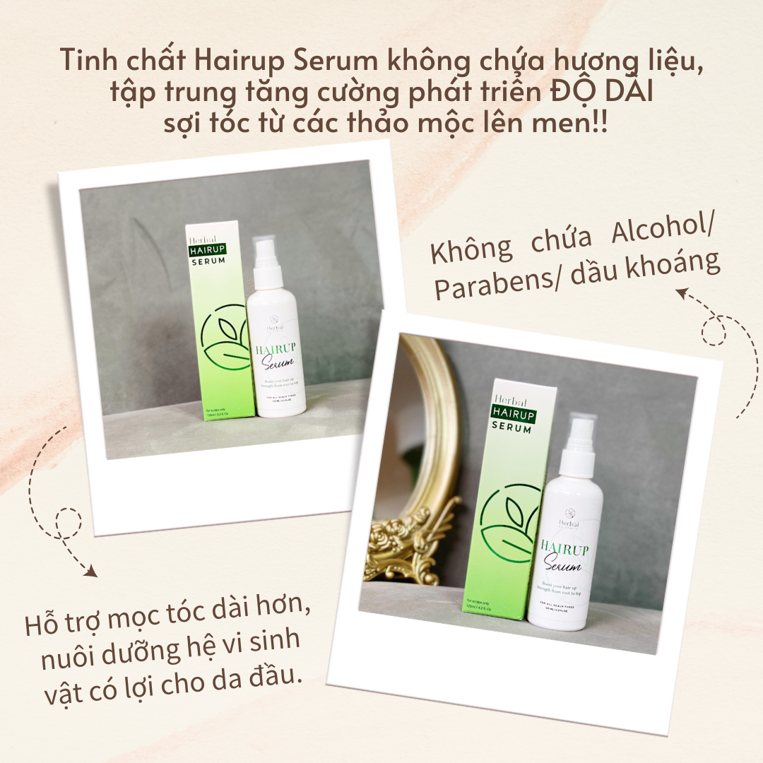 HAIRUP SERUM - Tinh chất mọc tóc thảo mộc