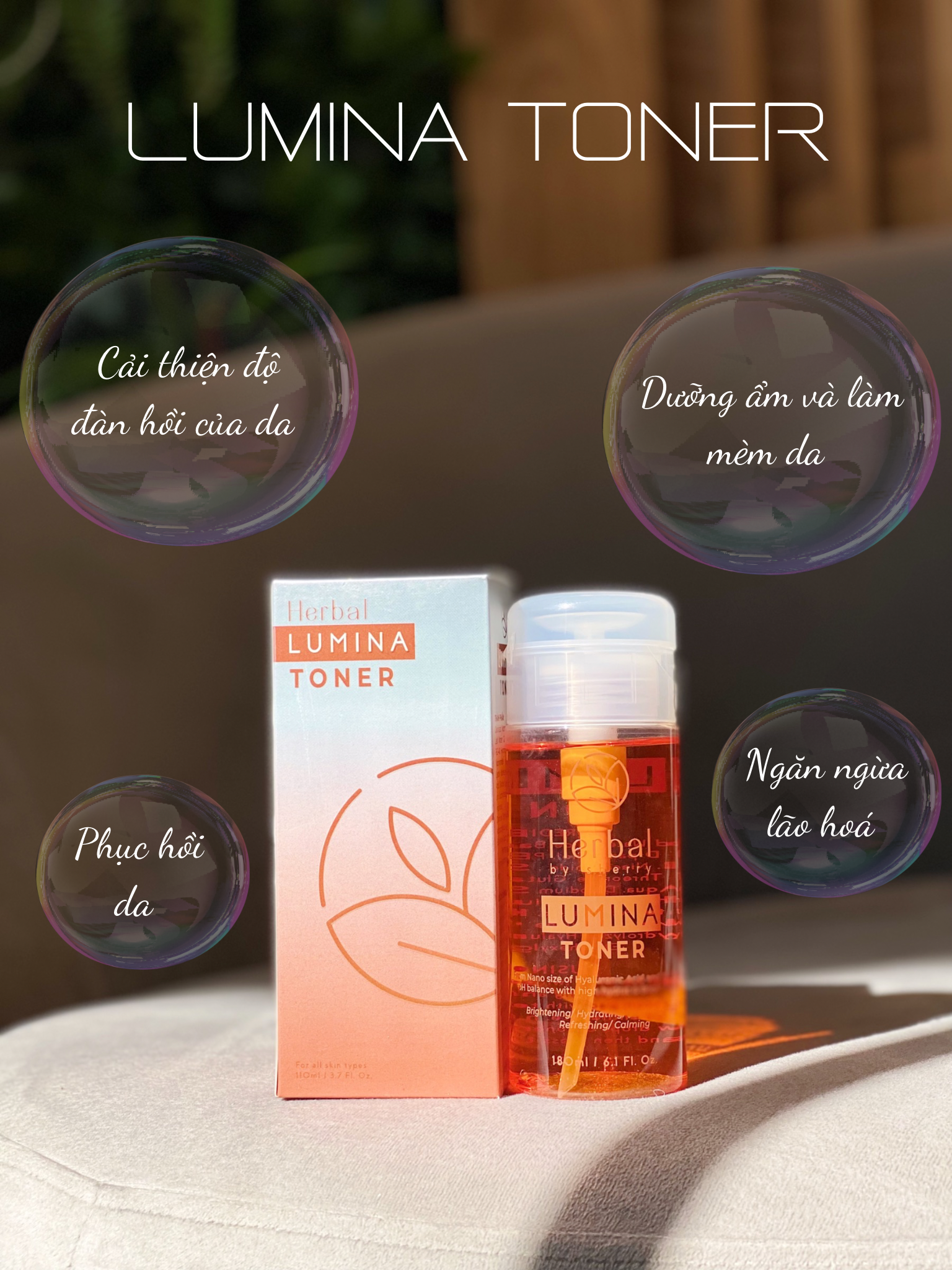 LUMINA TONER - Toner dưỡng trắng và chống lão hóa Lumina