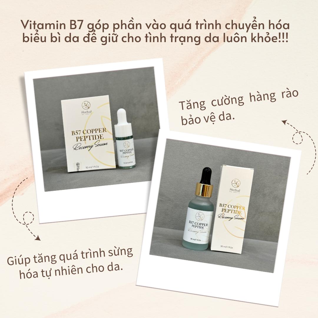 B57 COPPER PEPTIDE SERUM- Serum đa Peptide cấp ẩm, chống lão hóa, phục hồi, làm dịu và hỗ trợ đầy sẹo
