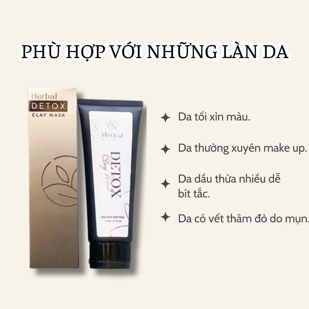 DETOX CLAY MASK - Mặt nạ khoáng set thải độc tố