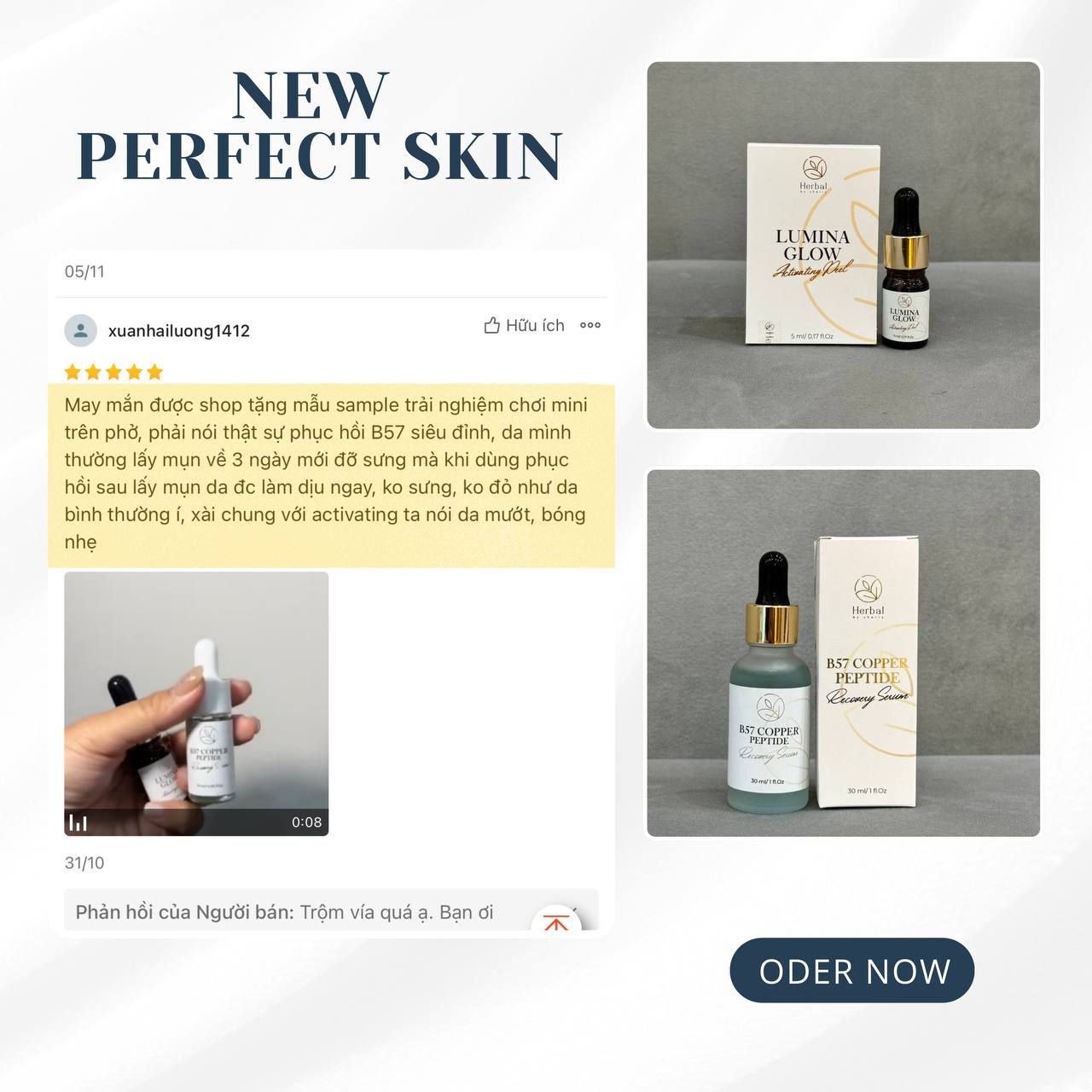 B57 COPPER PEPTIDE SERUM- Serum đa Peptide cấp ẩm, chống lão hóa, phục hồi, làm dịu và hỗ trợ đầy sẹo