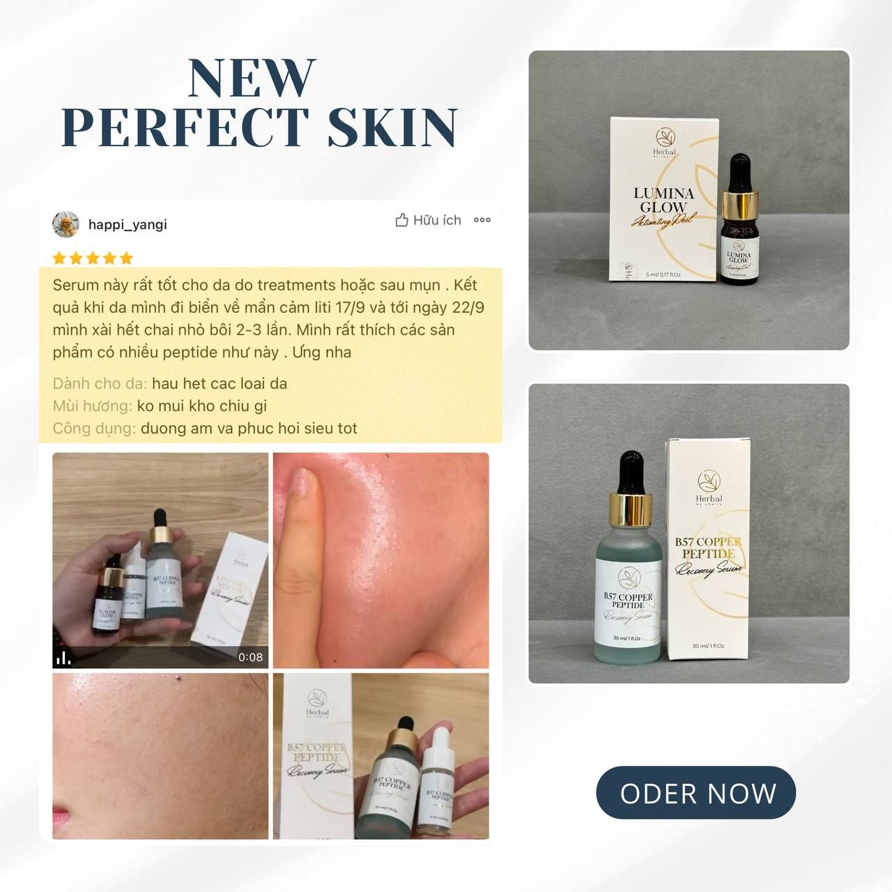 B57 COPPER PEPTIDE SERUM- Serum đa Peptide cấp ẩm, chống lão hóa, phục hồi, làm dịu và hỗ trợ đầy sẹo