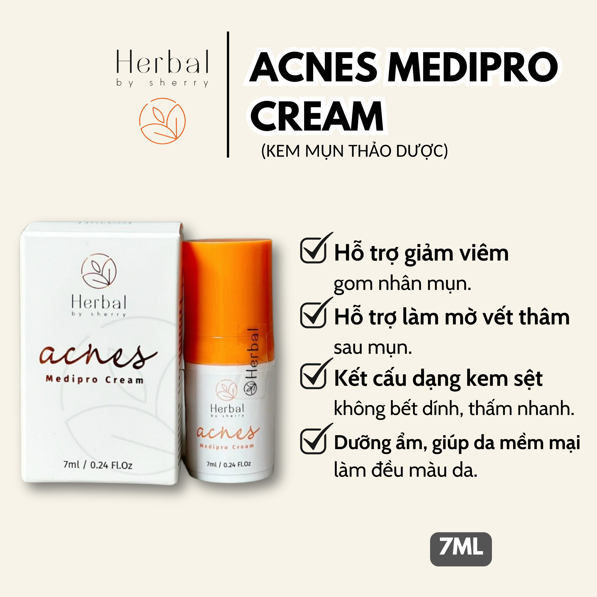 HERBAL ACNES MEDIPRO CREAM