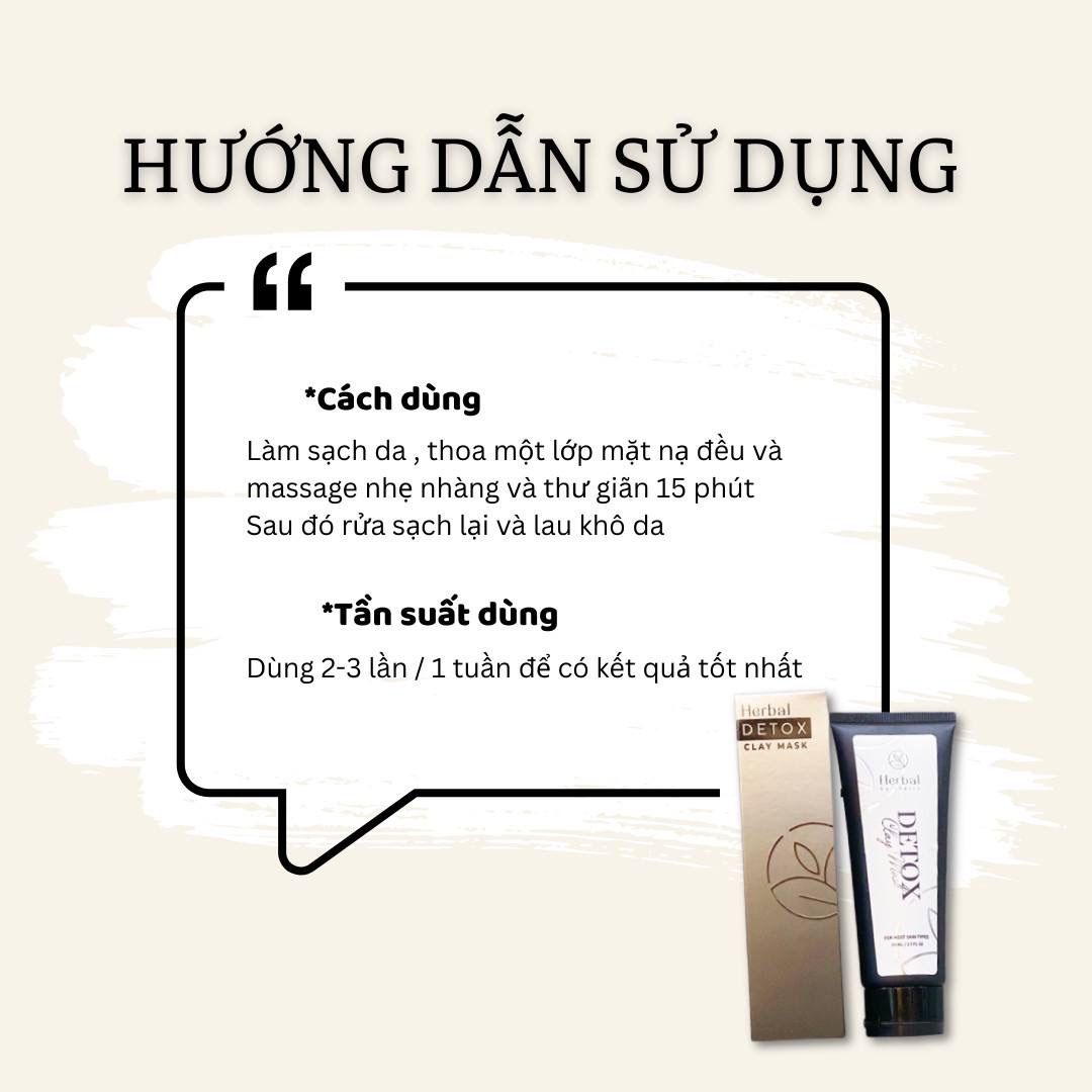 DETOX CLAY MASK - Mặt nạ khoáng set thải độc tố
