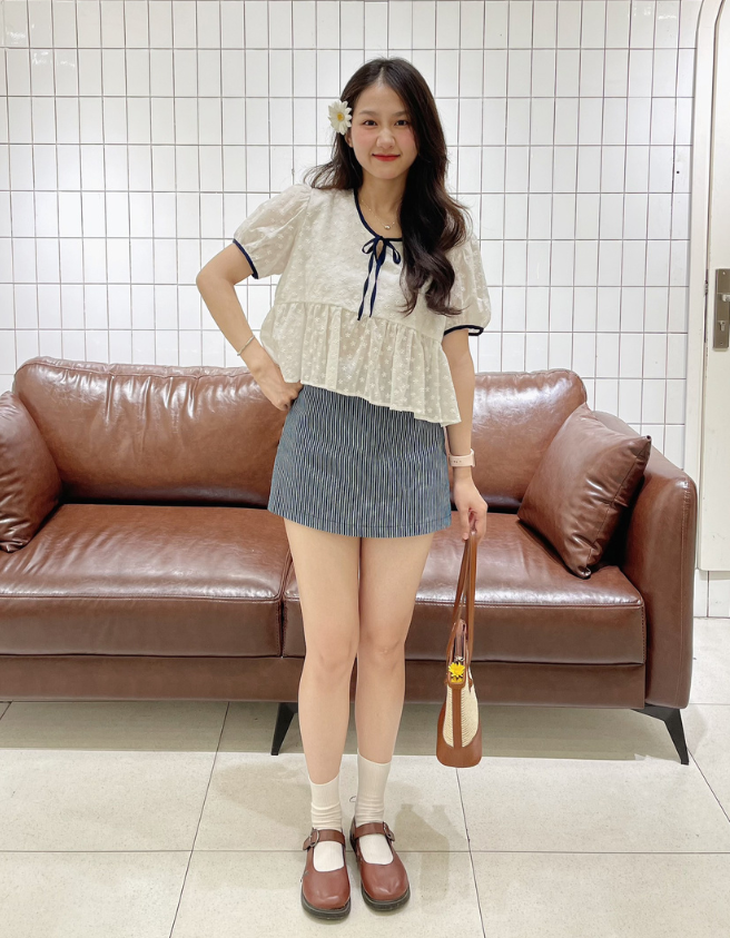 VÁY NGẮN STRIPPED