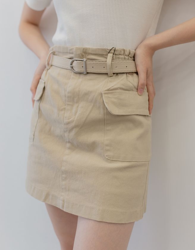 Kaki Skirt - 667