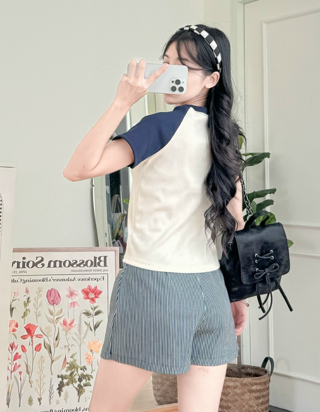 VÁY NGẮN STRIPPED