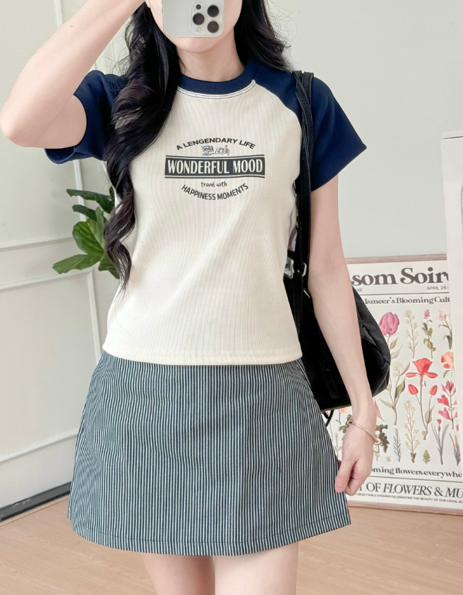 VÁY NGẮN STRIPPED