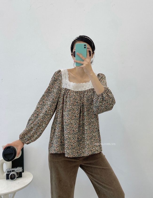 FLORAL TOP 9610