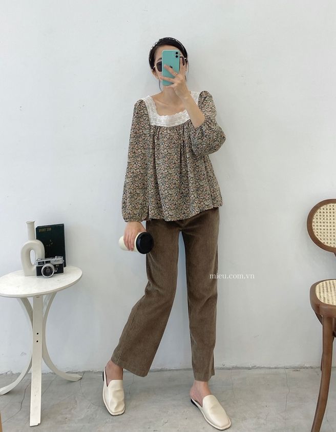 FLORAL TOP 9610