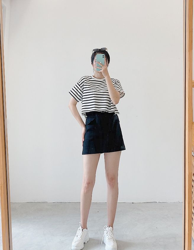 Kaki Skirt - 667