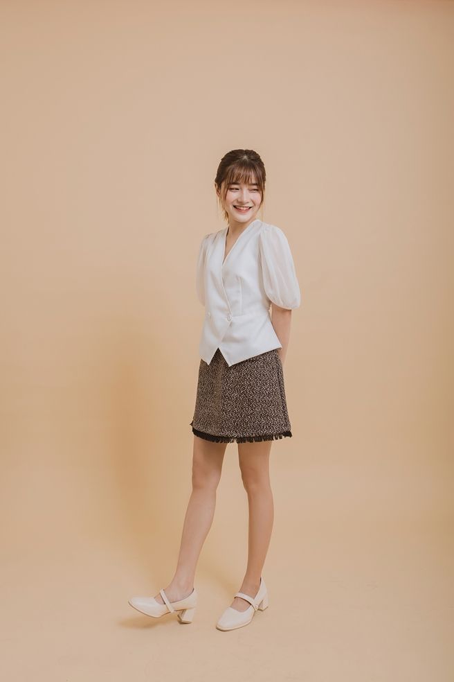Petite Peplum Top