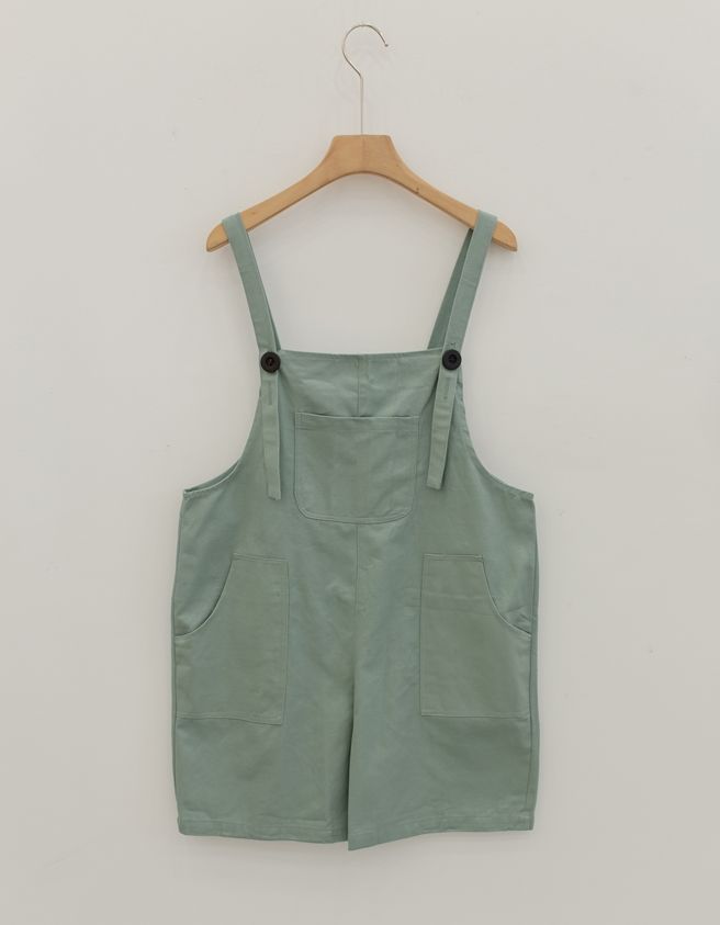 Kaki Short Bib
