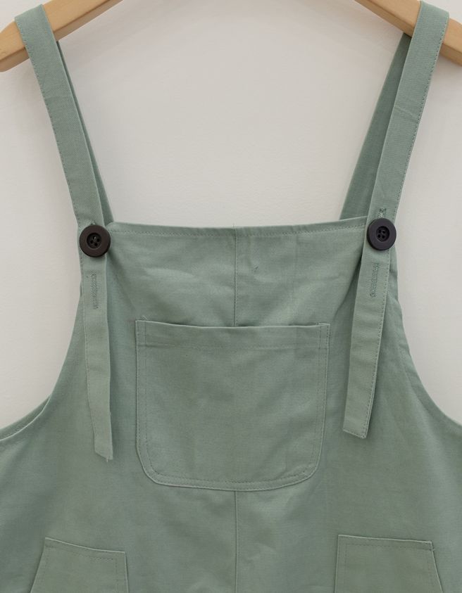 Kaki Short Bib