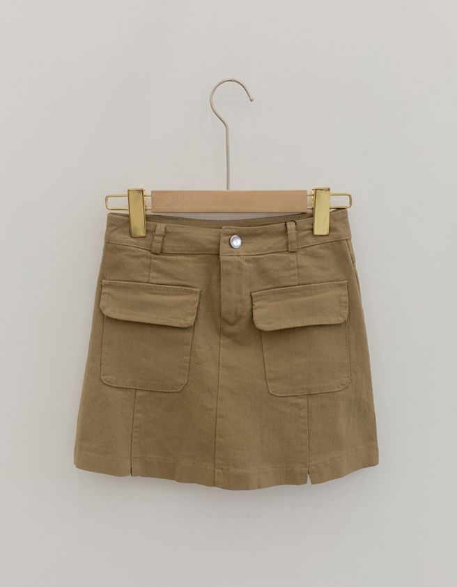 Kaki Skirt - 3020