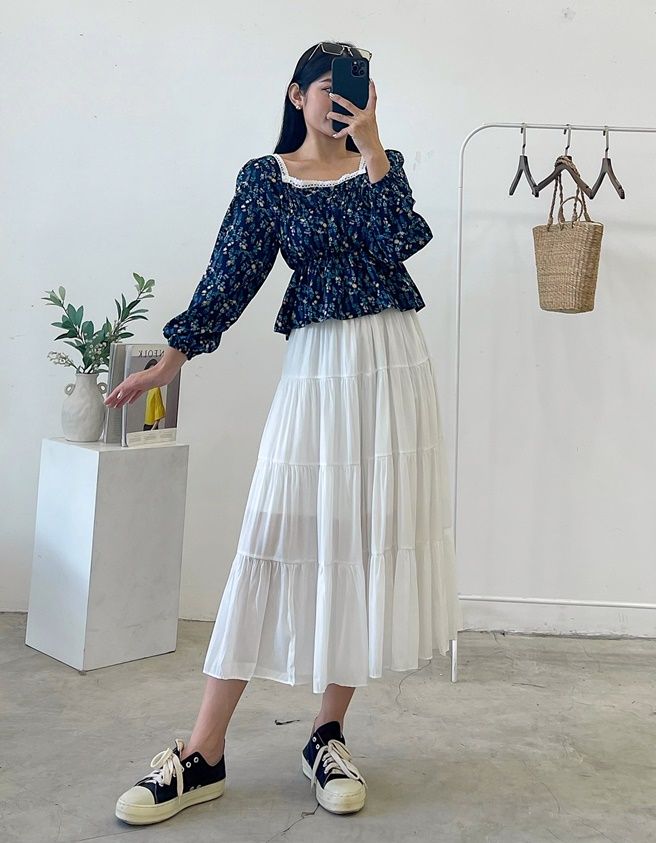 Luna Long Skirt - 8902