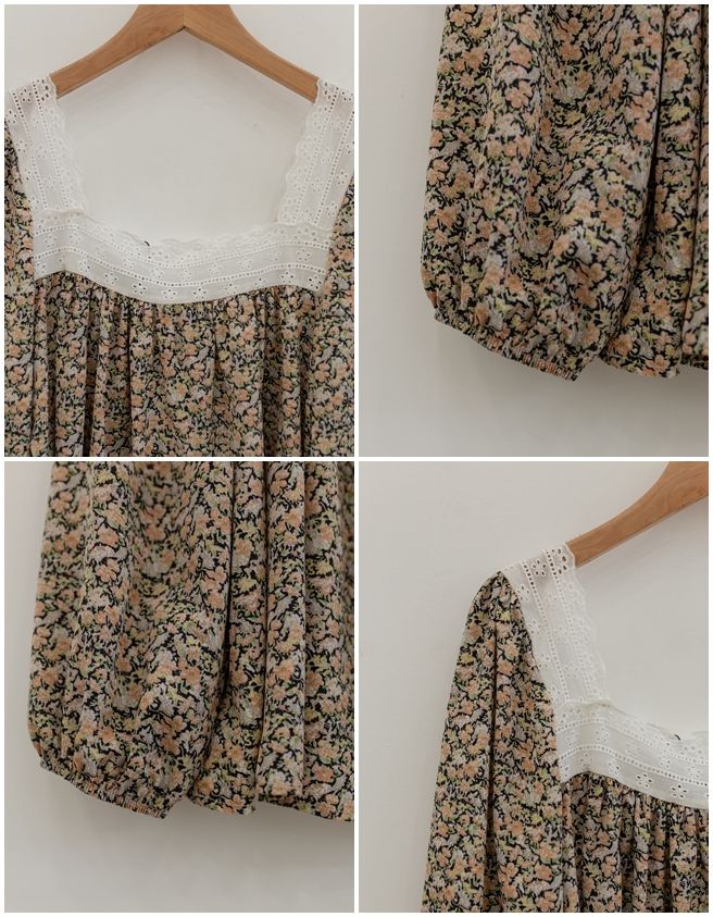 FLORAL TOP 9610