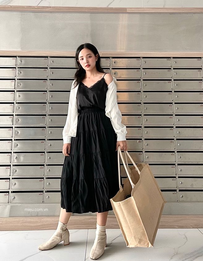 Amila Long Skirt - 8903