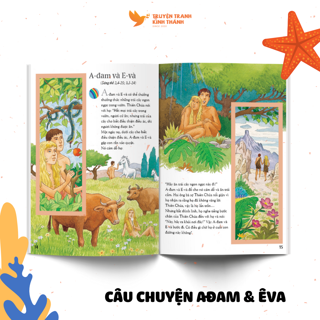 TRUYỆN TRANH KINH THÁNH CHO THIẾU NHI TRÊN 8 TUỔI